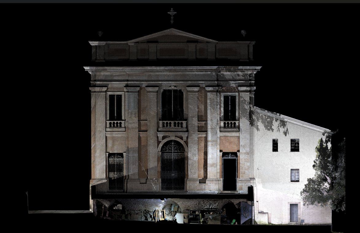 Ortofoto di facciata in scala